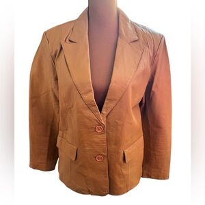 Bagatelle Tan Leather Jacket